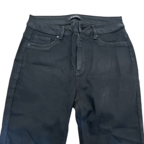 D.‎ Jeans Black Denim Jeans Women’s Size 6P Tapered Legs Pants - Picture 1 of 11
